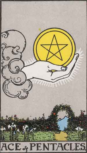 ace of pentacles